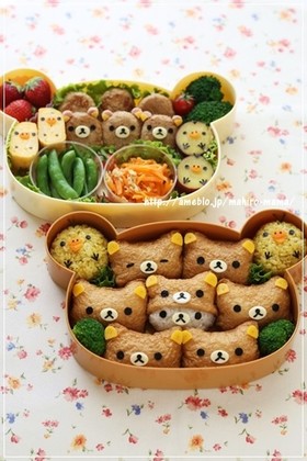 キャラ弁*リラックマお稲荷さん